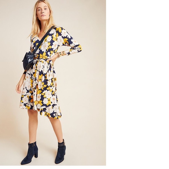 Anthropologie Dresses & Skirts - Anthropologie Angelique Wrap Mini Dress